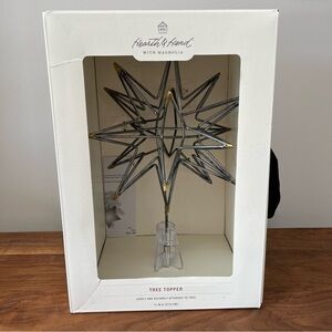 Hearth & Hand Magnolia: Metal Tree Topper Star: 11 Inches: Farmhouse Style